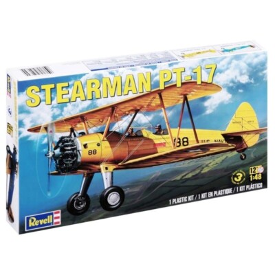 REVELL  - STEARMAN PT-17 - Modellbausatz 85-5264 / 15264 - 1:48 - NEU