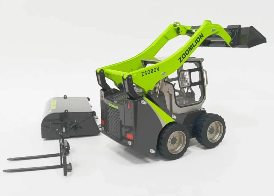 1:20 ZOOMLION ZS080V Skid-Steer Loader Construction Machine Diecast Model - Image 3 of 4