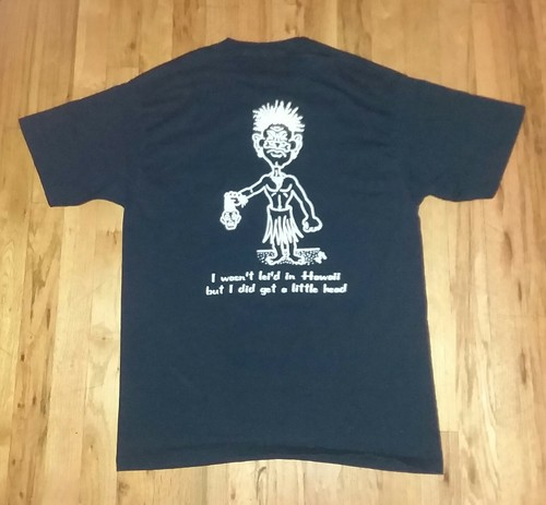 Hawaii Souvenir Funny Got a Little Head t shirt M fun hula party vacation - Picture 5 of 6