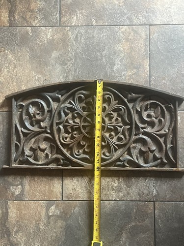Ornamental Cast Iron Art Patio Garden Fence Furniture Wall Decor - Picture 2 of 2