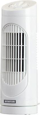 Status Mini Fan Status Tower Fan, 14 Inch Portable Oscillating Mini Fan, 2 Speed ...