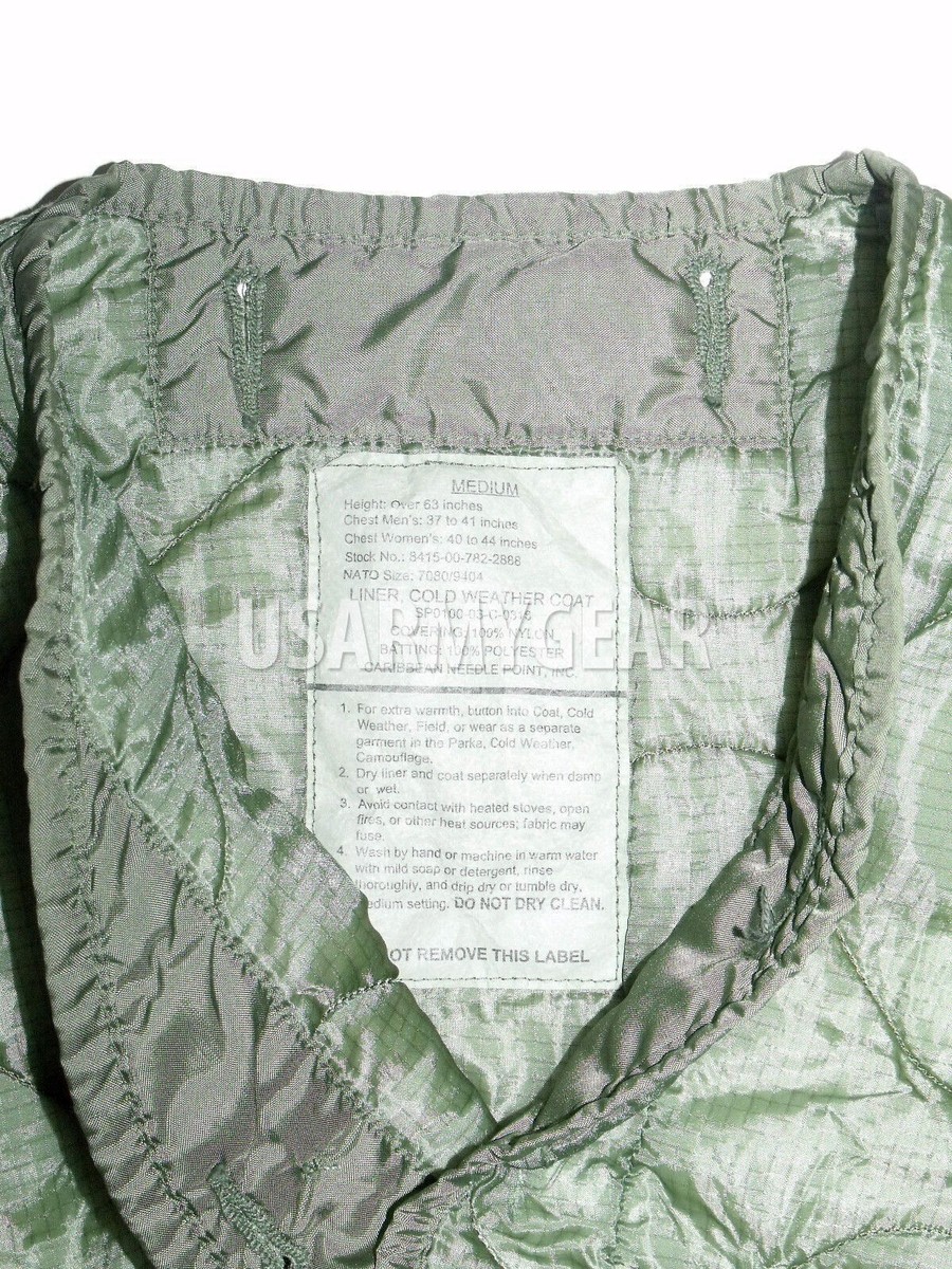 Mil-Tec Teesar M65 Field Jacket Liner - Olive - Buy Online - Shop - Foto 4