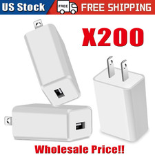 Universal 5V 1A US Plug USB AC Wall Charger Power Adapter For Smart Phone Lot