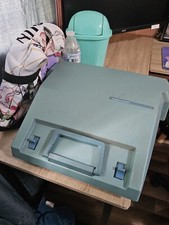 Smith Corona Silent Super Blue Series Portable Typewriter w/ Case & Manual FLAW thumbnail