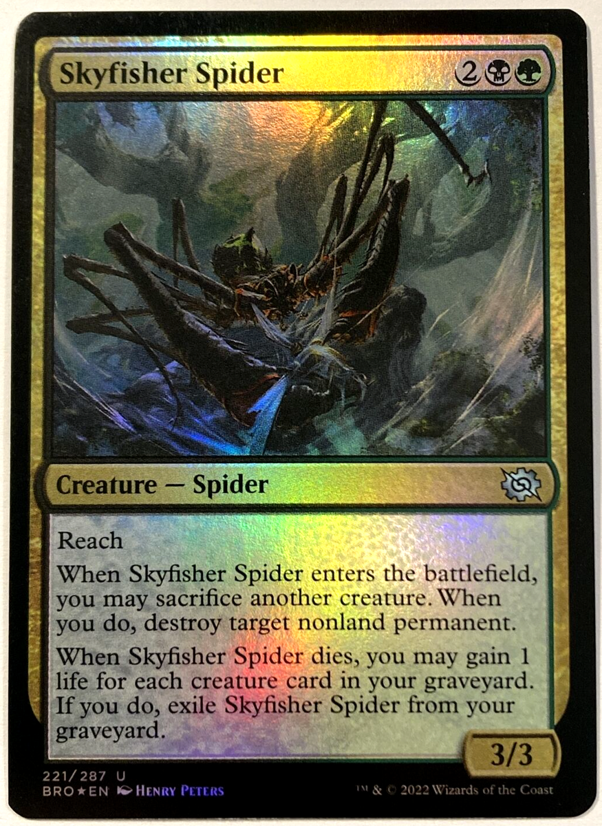 MTG Skyfisher Spider *FOIL* The Brothers' War 221/287 NM | eBay