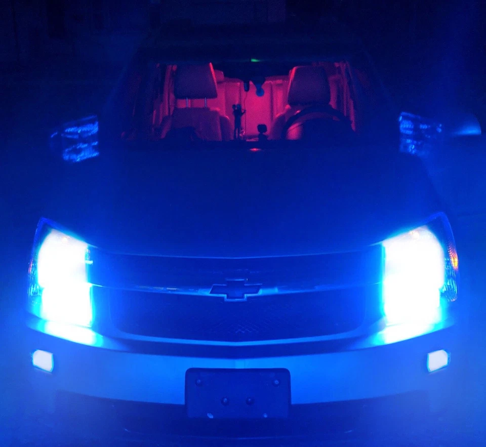 For Dodge Charger 2006 2007 - 2009 - 6x 8000K LED Headlights Hi/Lo + Fog Lights - Image 3 of 4