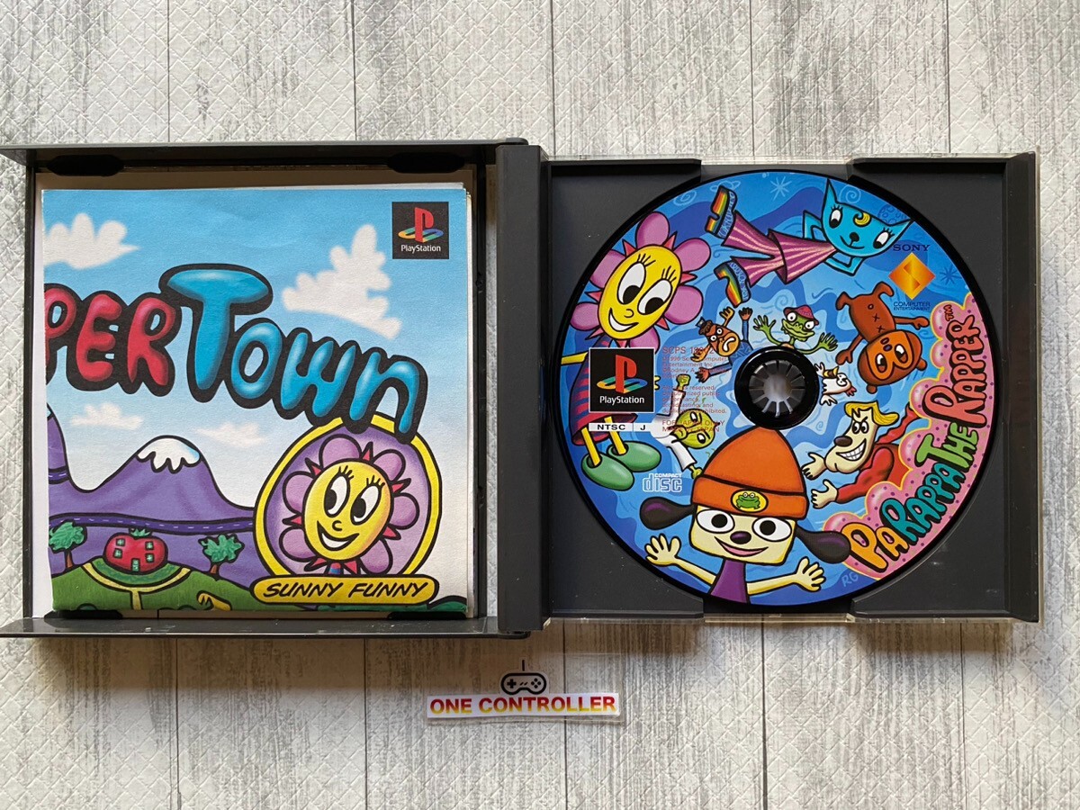 SONY PS 1 2 PaRappa the Rapper 1 2 & Um Jammer Lammy & Bust A Move