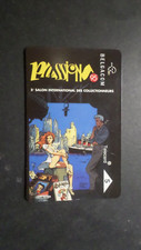 TELECARTE BELGIQUE BELGACOM PASSION AFFICHE SALON COLLECTIONNEURS COMICS SPIROU