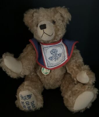  Dutch Girl Bear  Jointed Mohair By Hermann Made In Germany 14  Limited Edition