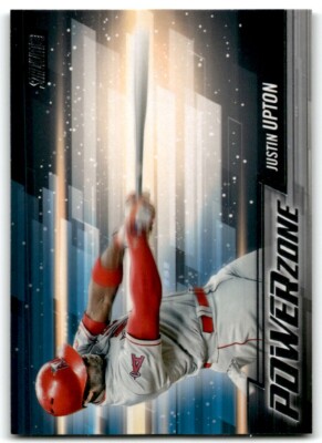 2018 STADIUM CLUB POWER ZONE JUSTIN UPTON LOS ANGELES ANGELS #PZ-JU