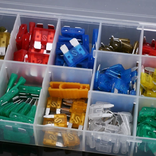 220pcs MINI Blade Fuse Assortment Auto Car Motorcycle SUV FUSES Kit APM ATM - Picture 3 of 15