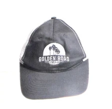 Golden Road Brewing Baseball Hat Adult Black One Size Adjustable Snapback Mesh