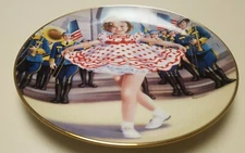 SHIRLEY TEMPLE STAND UP AND CHEER PLATE B1993 DARBURY MINT COLLECTOR PLATE