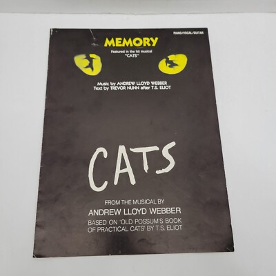 Cats Vintage Sheet Music Old Possums Book 0282-1082