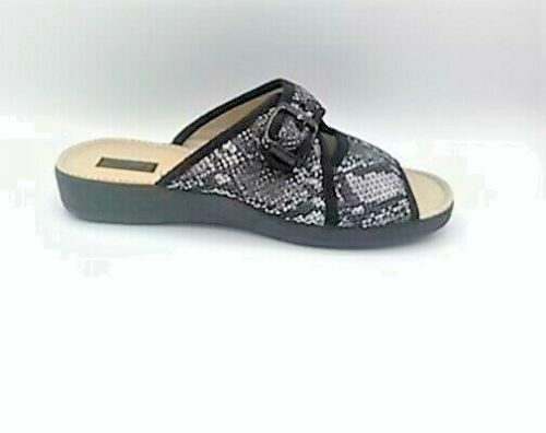 Ladies Scuff - DeValverde 193 Arena Reptile & Negro Reptile - Picture 2 of 9