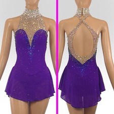 ice figure skating competition dress Gymnastics costume dance Dress dyeing