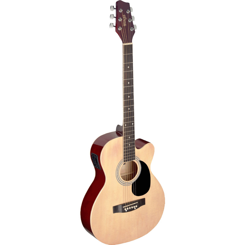 Guitare electro acoustique SA20ACE en bois naturel, l'excellence du style Auditorium