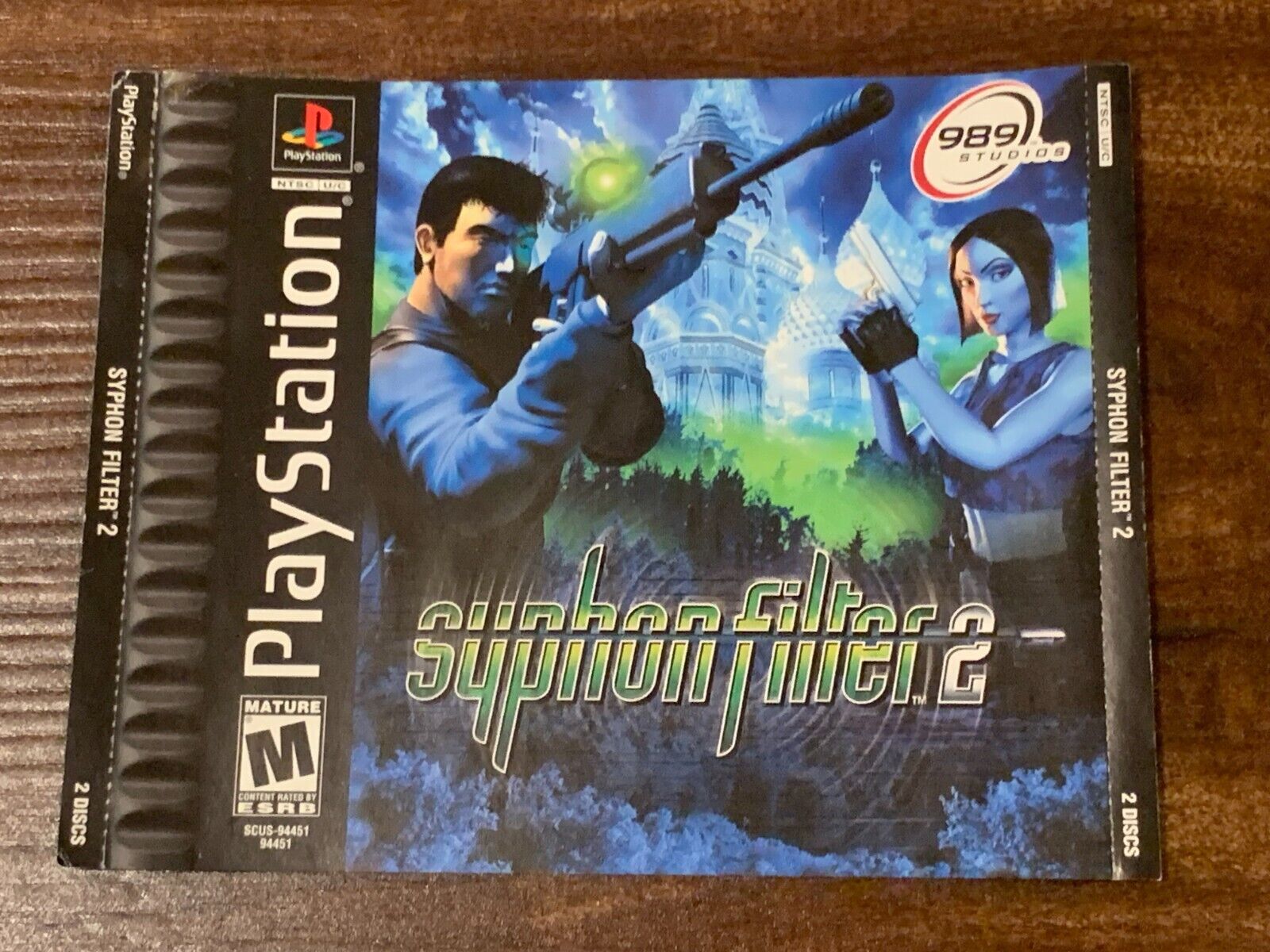 Syphon Filter 2 - PS1 Long Box Cover by RaidenRaider on DeviantArt