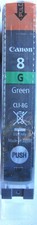 Image of Canon CLI-8G Genuine Green Cartridge. New & Sealed.