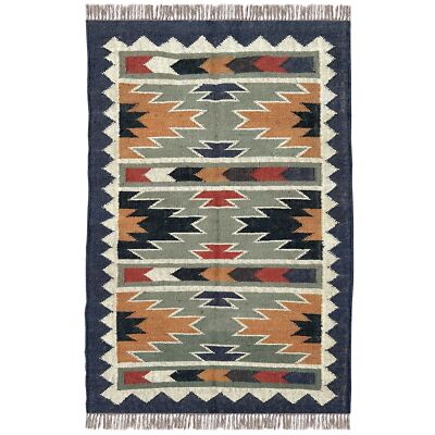 Rug Wool Jute Home Decor Kilim Area Rugs Handmade Living Room Runner Carpet