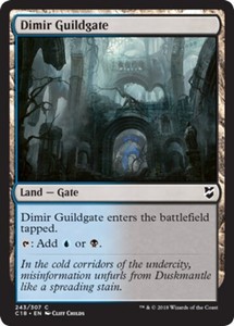 Dimir Guildgate x4 - Commander 2018 - NM-Mint, English - Commander 2018