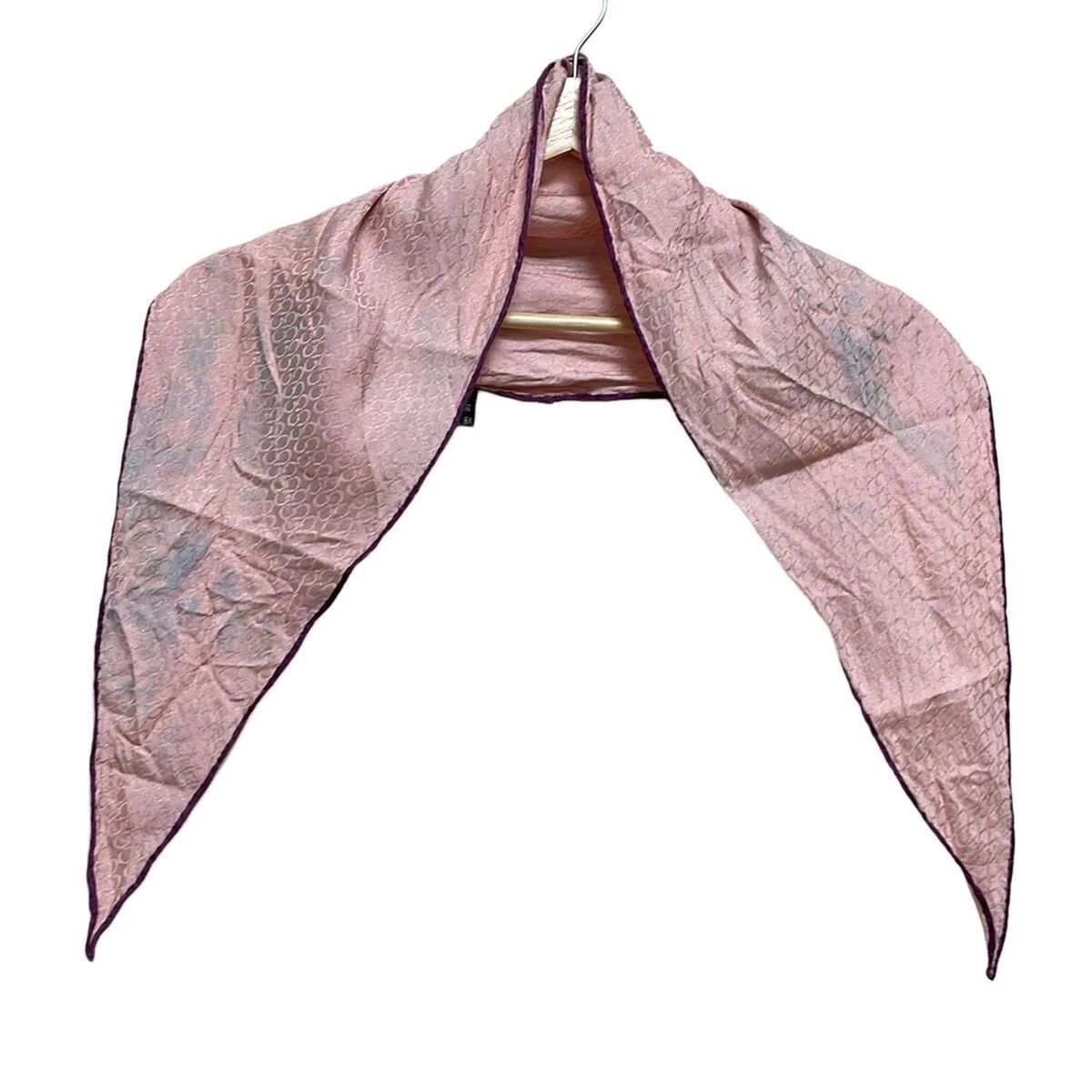 Foulard Gucci rose et violet 112 cm × 31 cm du Japon