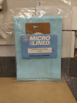 6 Replacement Type F Vacuum Bags for Riccar Supralite RSL1A RSL3 RSL4 RSL5 R10E 