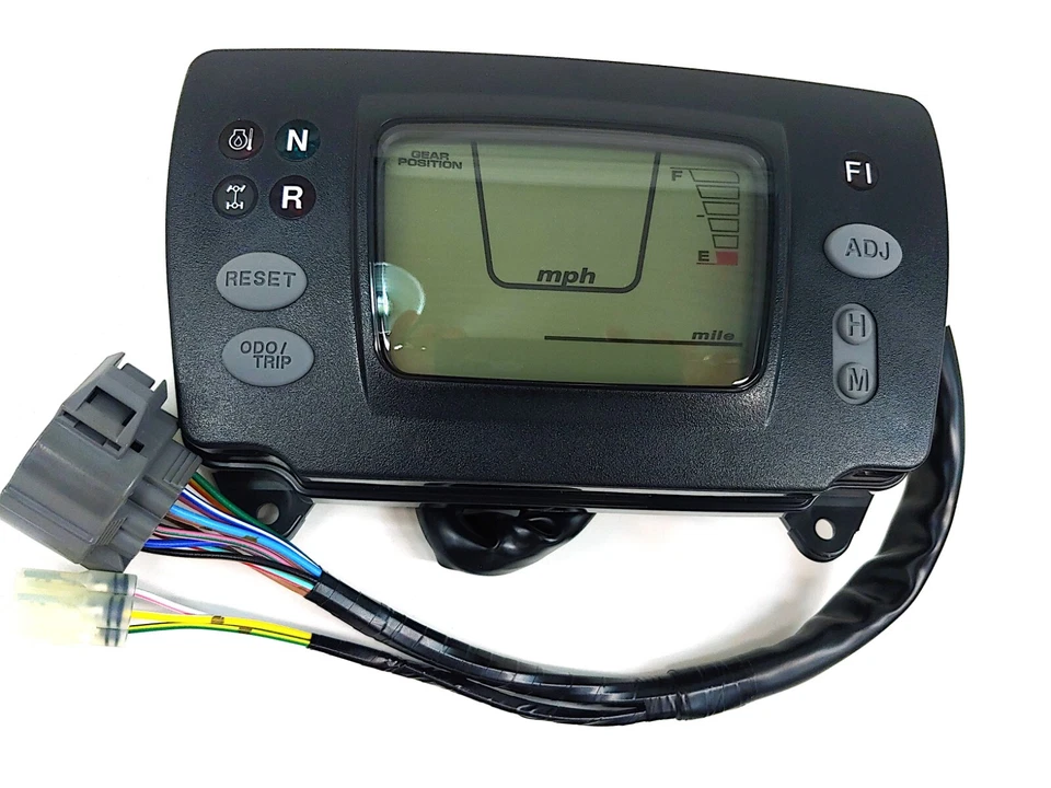 Combinación Medidor Tablero 06-14 Rincon TRX680FA Genuino Honda Velocímetro LCD #G216 Foto 2 de 4