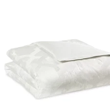 Hudson Park Collection Textured Lattice King Comforter Duvet Cover, White