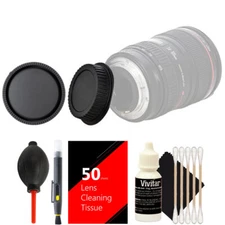 Vivitar Rear & Front Cap + Accessory Kit for Nikon D5500 & ALL Nikon DSLR Camera