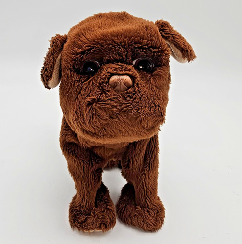 Furreal Friends Puppy Dog Plush Interactive Toy Chocolate Brown Lab 2009 WORKS