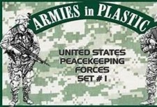 ARMIES IN PLASTIC 5580 MODERN FORCES U.S. PEACEKEEPING FORCES 1 OD GREEN