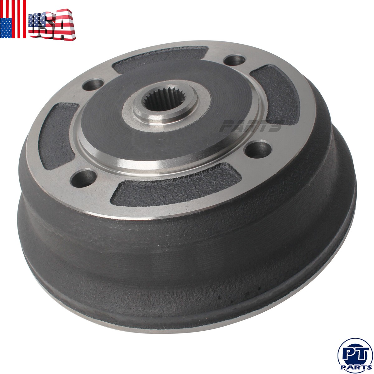 TOM38+34 Brake Drum WANTONE RACING Front For Kawasaki Mule - Replacement