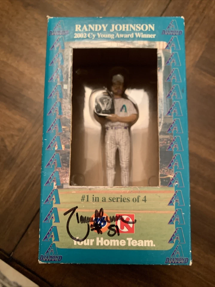 Randy Johnson Arizona Diamondbacks 2002 Cy Young Award Winner Signed Toy - Image 3 of 4