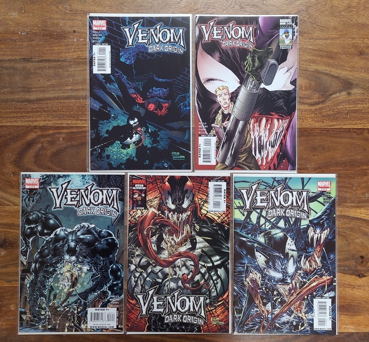 【アメコミ】　Death of the venom verse 1-5 セット 🔥🕷 DEATH OF THE VENOMVERSE 1-5 Exclusive 616 Variant Trade