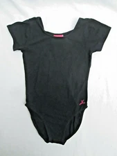 ❤ FUTURE STAR CAPEZIO girls black leotard XS dance cotton