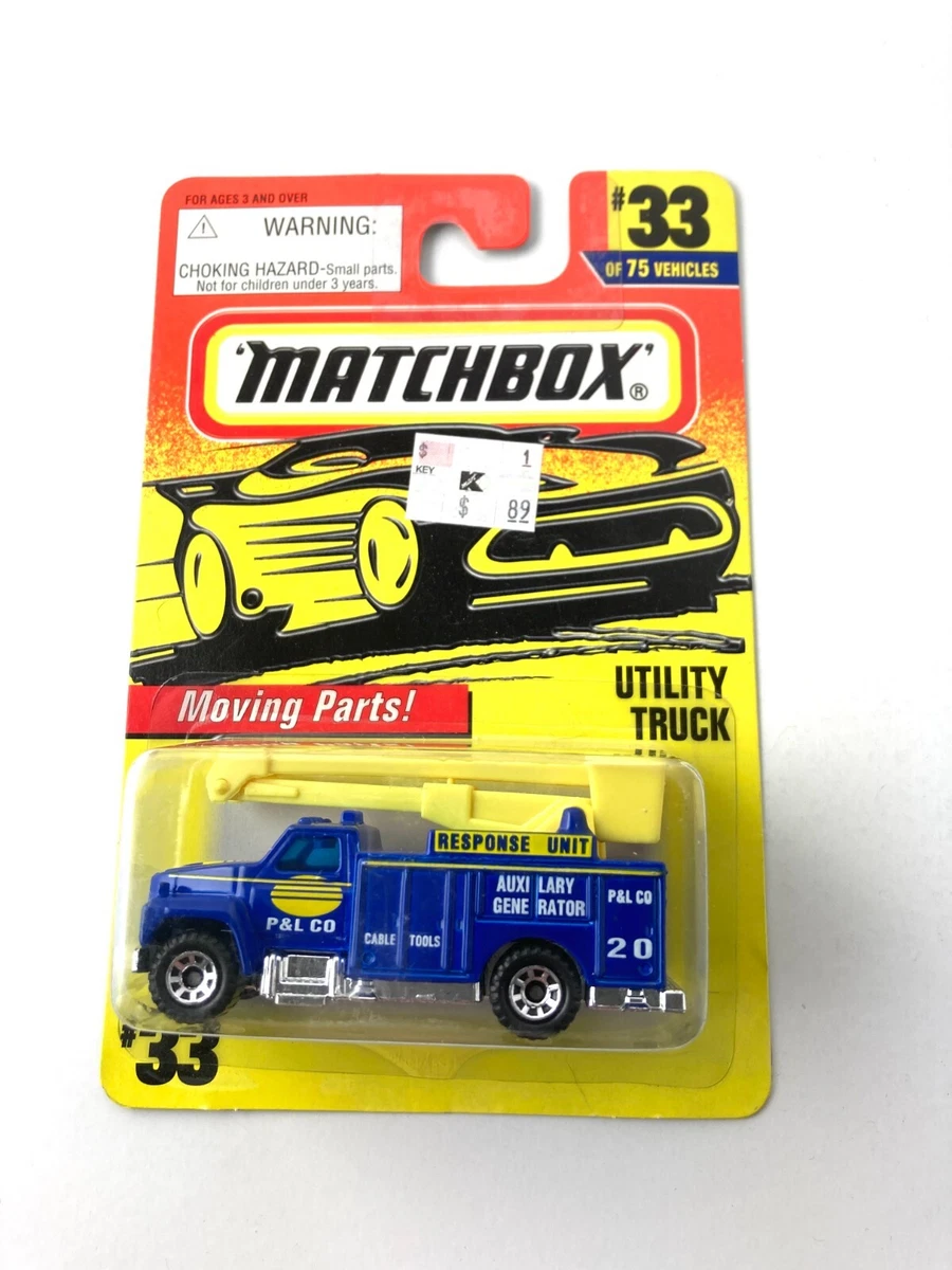 Matchbox utility sale truck