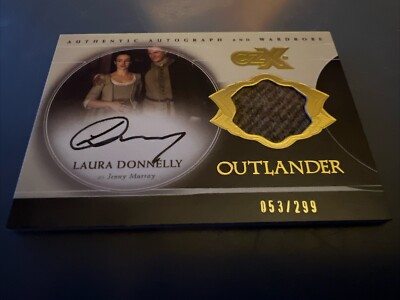 Outlander Laura Donnelly 2019 SDCC Cryptozoic Auto Relic MCU Elsa Bloodstone