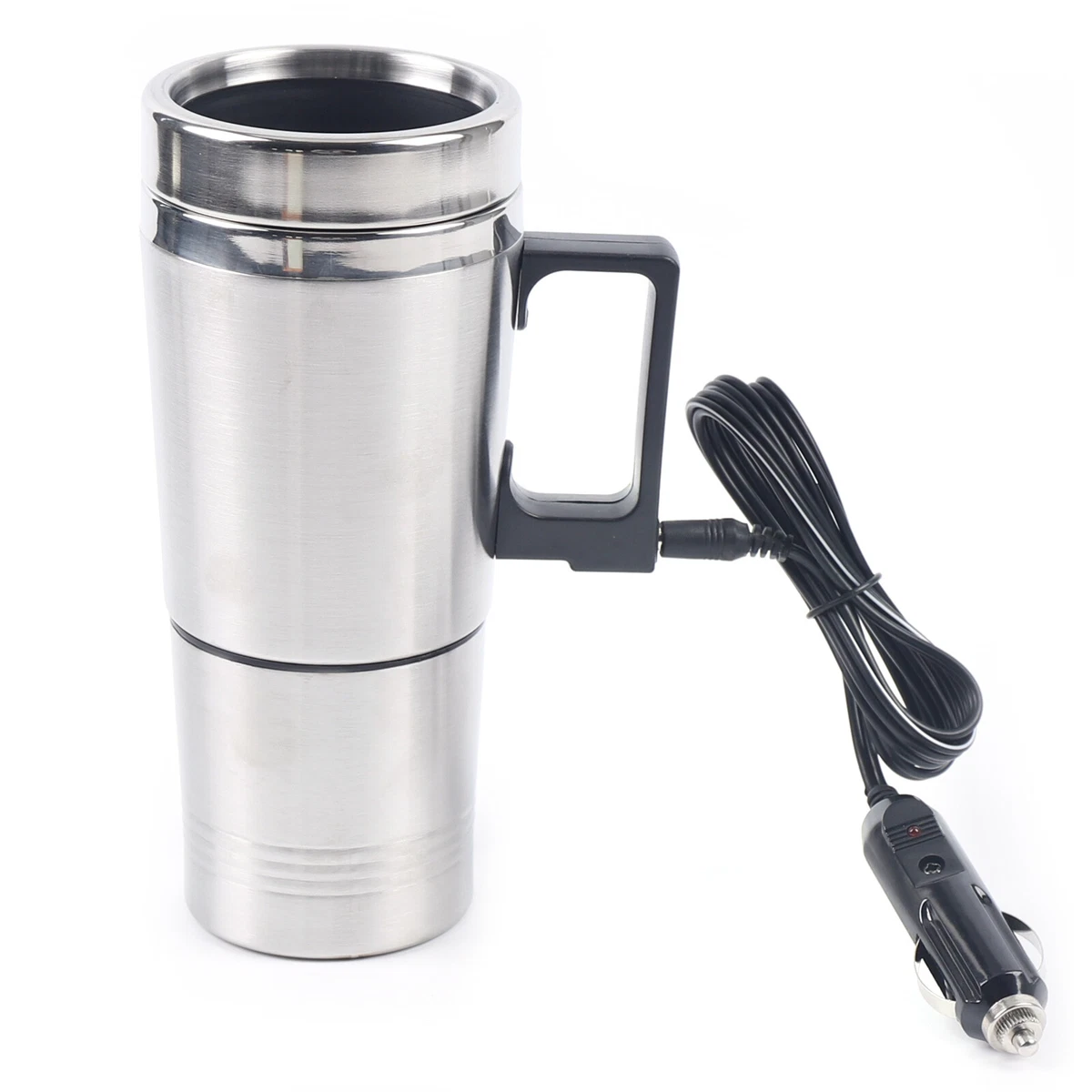 Car Heating Cup Coffee Maker Travel Portable Pot Heated Thermos Mug Kettle  12V