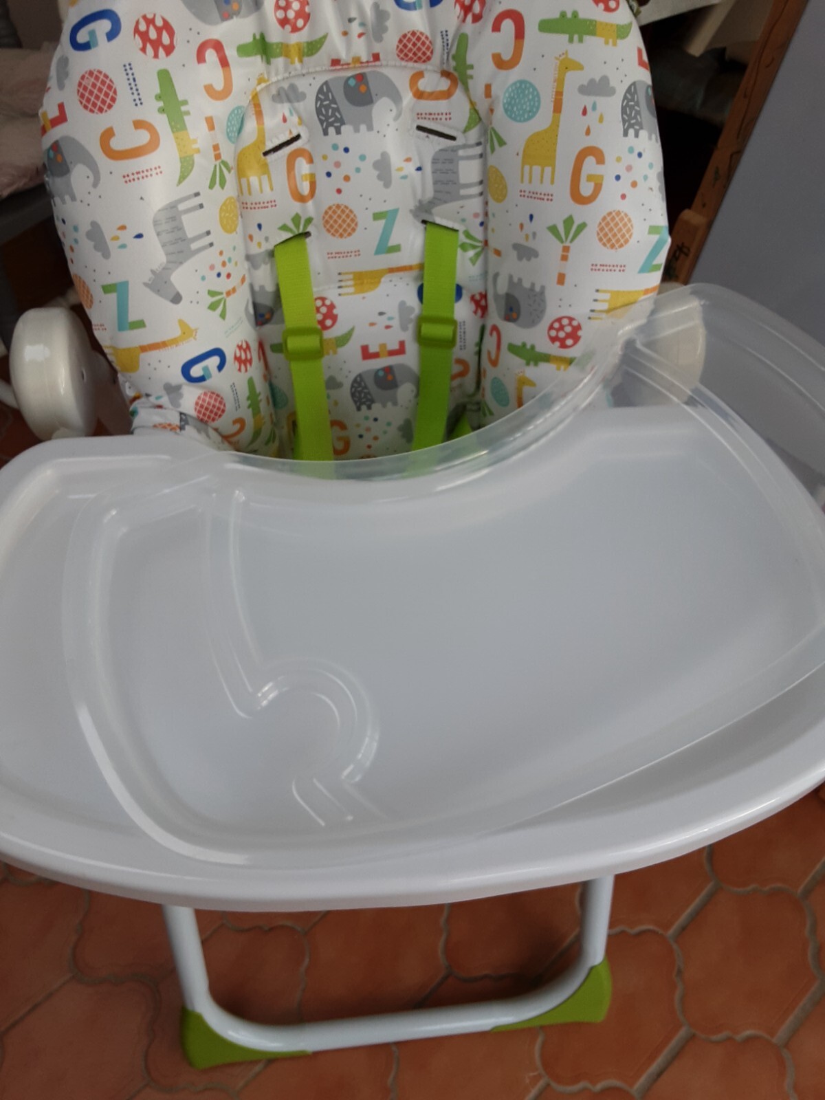 Mothercare High Chair Reclining Seat, Adjustable Height, Removable