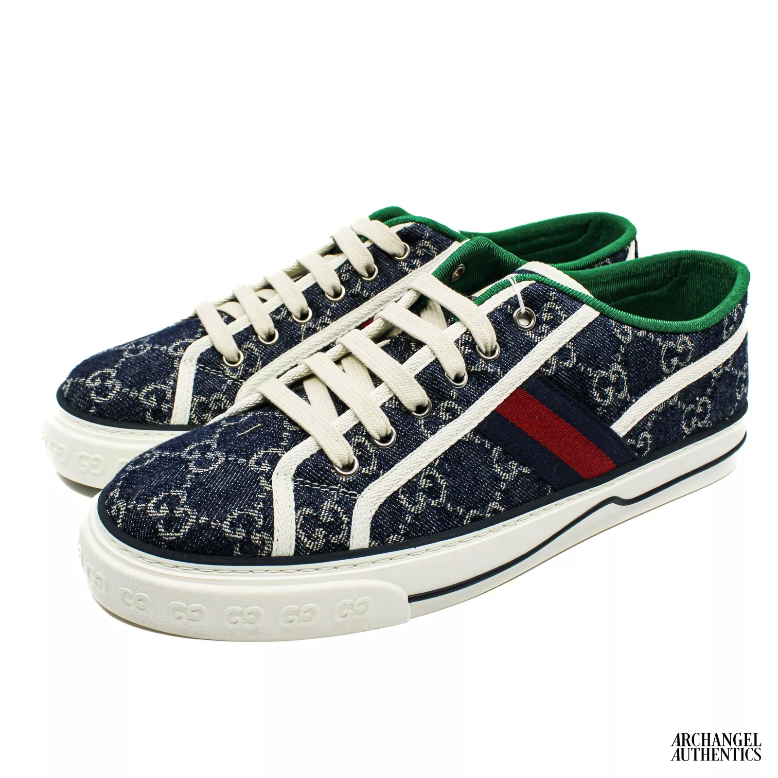 Gucci Tennis 1977 Denim imprimé GG