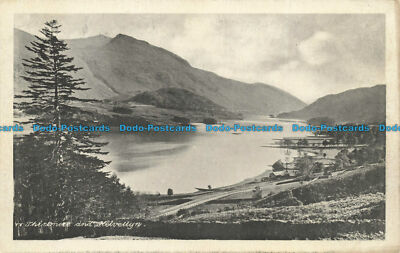 R639996 Thirlmere und Helvellyn. Postkarte