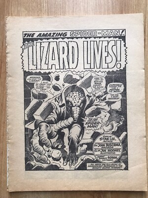 The Amazing Spider-Man The Lizard Lives UK Release Comic Book - Stan Lee Classic