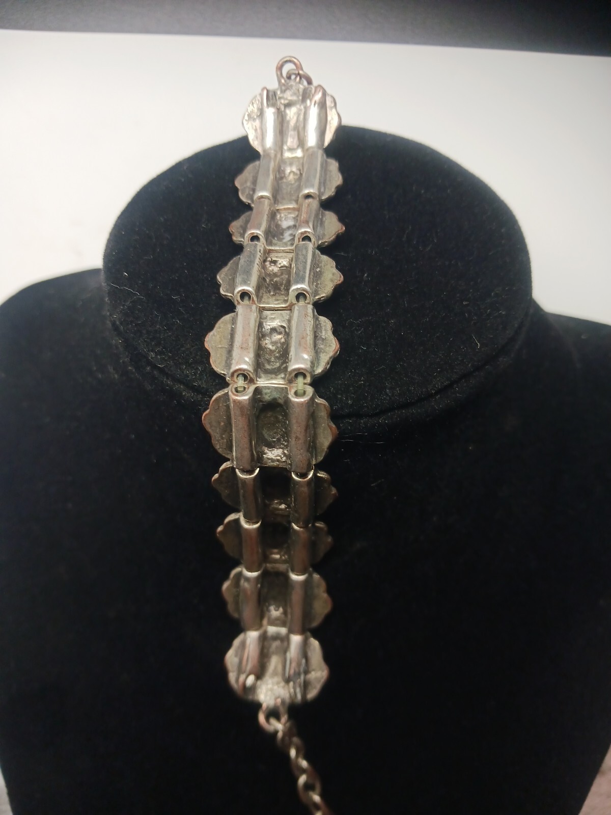 Native Inspired Silver Plated Bracelet - image 3