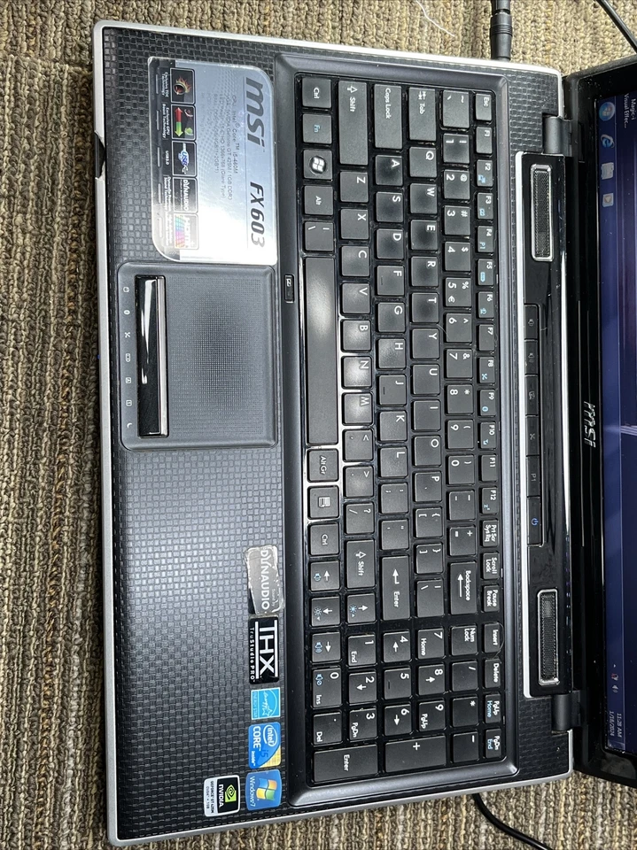 Жесткий диск MSI MS-16G4 Intel Core i5 15,6 дюйма Windows 7 250 6 ГБ DDR Ram 84678 - Изображение 3 из 4