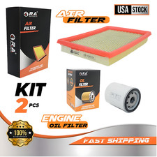 Engine Oil & Air Filter Set for INFINITI Q60 2017 - 2022 V6 3.0L Luxe Sedan Red