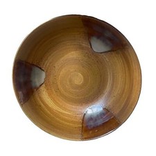 SANGO Splash Brown by Stoneware, Brown Drip P...