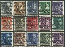 Poland Leki Szlacheckie German Postage Overprint Europe 1945 Mint NH OG