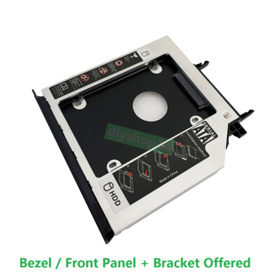 2nd Hard Drive HDD SSD Caddy For Lenovo Y400 Y400N Y410N Y410P Y430P Bezel Panel
