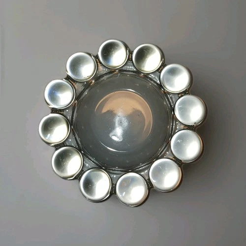 VTG MCM Boopie Bubble Anchor Hocking Clear Glass Trinket Dish Ashtray 5"Wx1.25"H